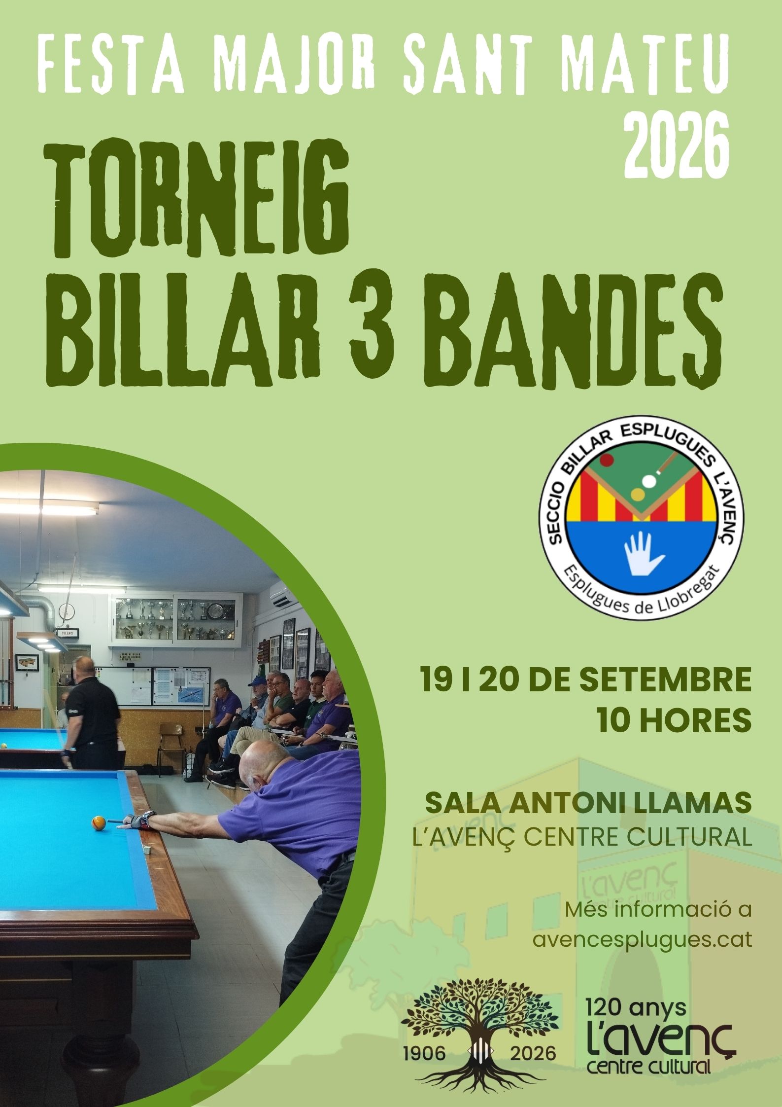 Torneig Billar Tres Bandes
