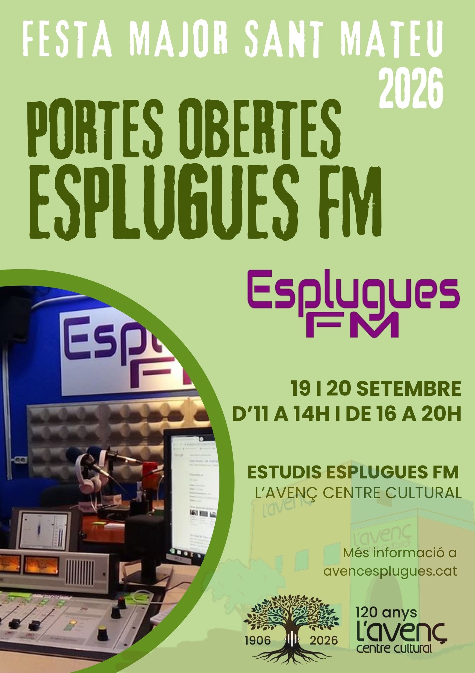 Portes obertes Esplugues FM